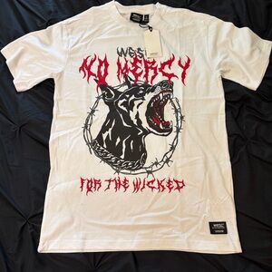 Wesc White Tee with Bold Graphic